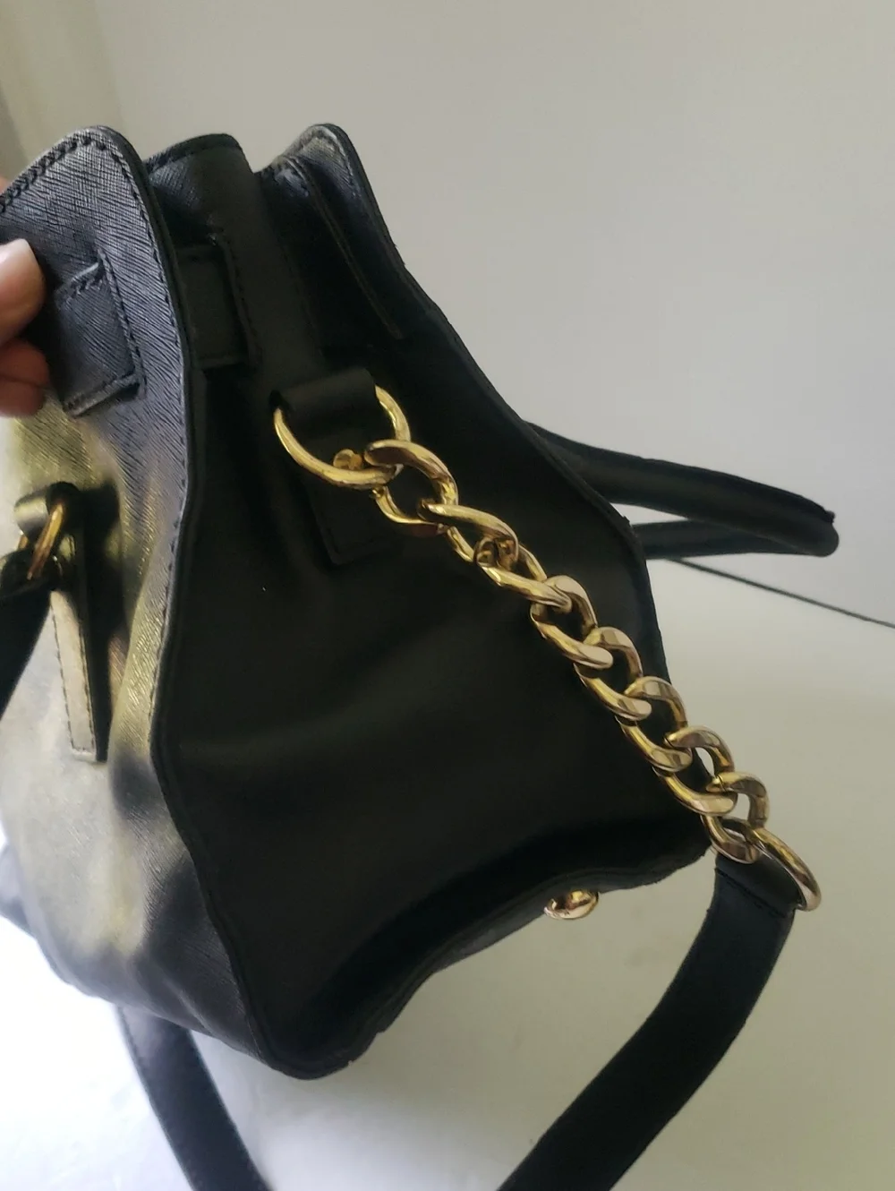 Michael Michael Kors Black Satchel Shoulder Bag
